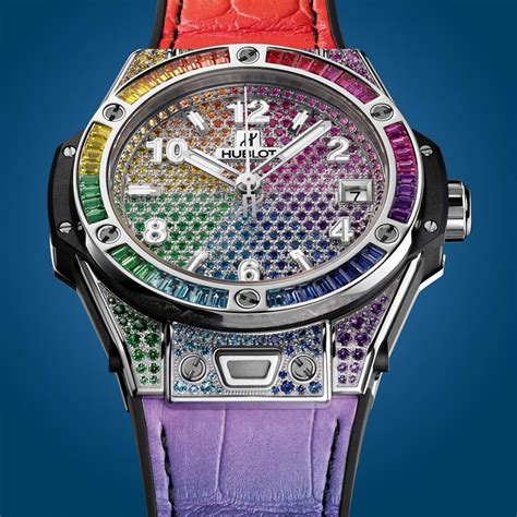 rainbow hublot watch|hublot watch for men.